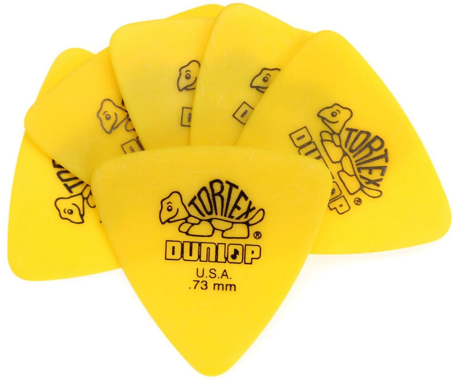 

Треугольные медиаторы Dunlop Tortex — желтые, 0,73 мм (6 шт.)
