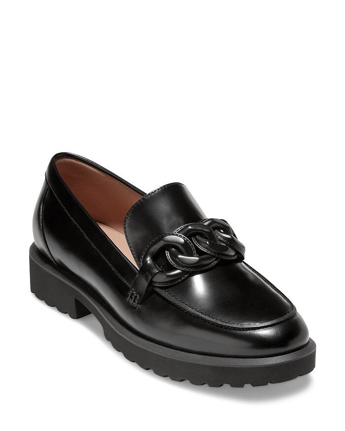 

Женские лоферы на плоской подошве с цепочкой Geneva Cole Haan