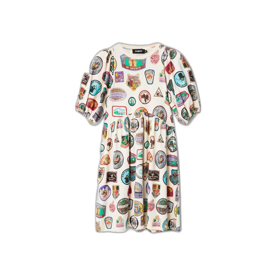 

Платье Desigual Stamps, белый