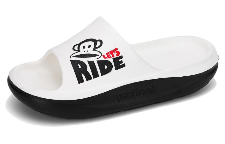 

Детские шлепанцы унисекс Paul Frank, цвет White and black women's style.