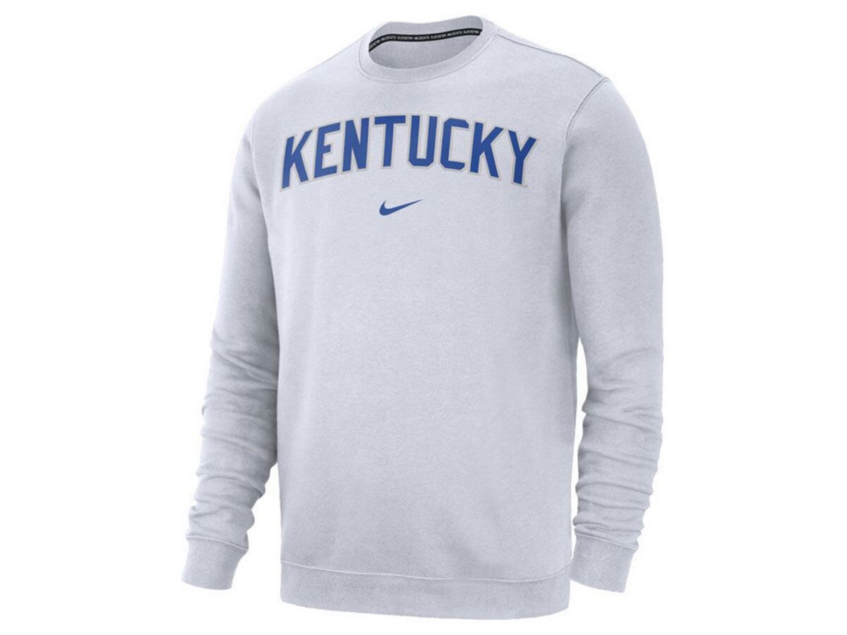 

Мужская хлопковая толстовка с круглым вырезом Kentucky Wildcats Club Nike