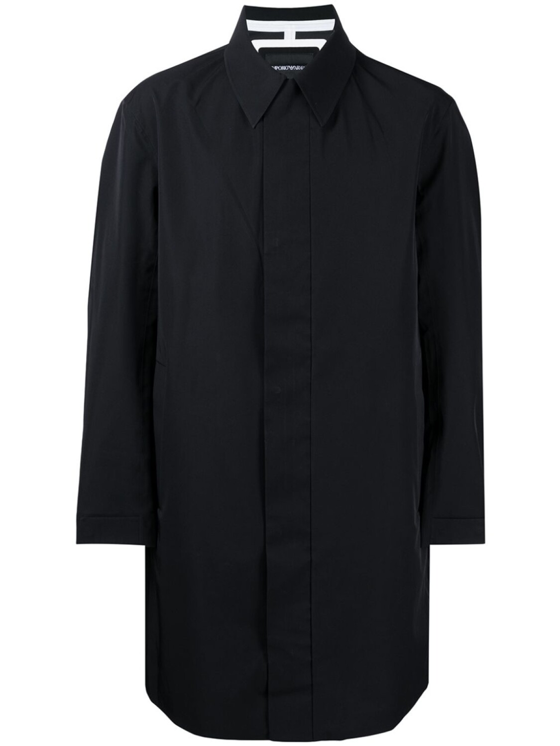 

Emporio Armani однобортная куртка, черный