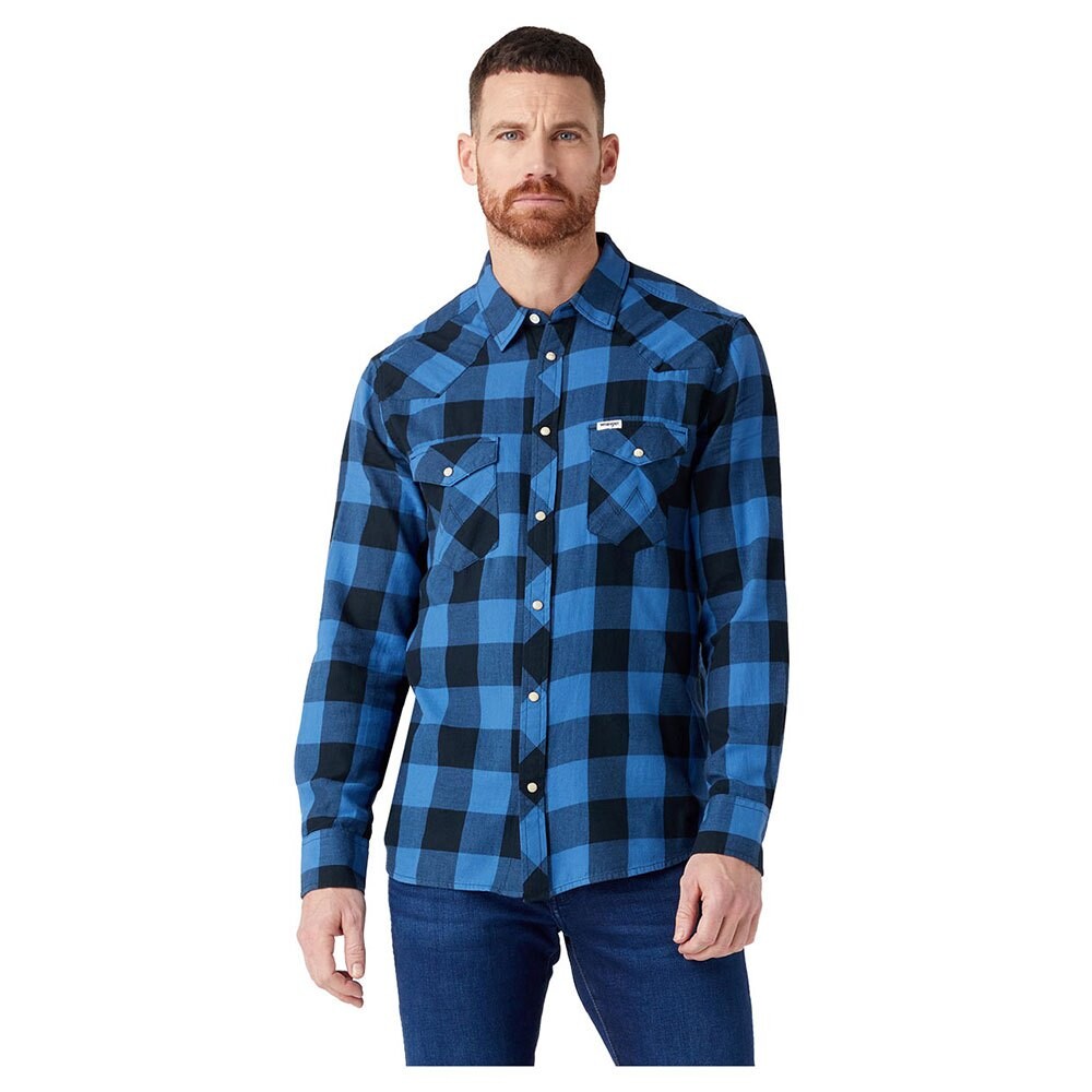 

Рубашка с длинным рукавом Wrangler Western, разноцветный