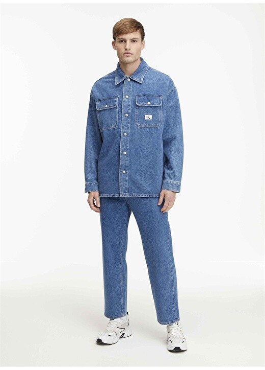 

Обычная мужская джинсовая рубашка Calvin Klein Jeans