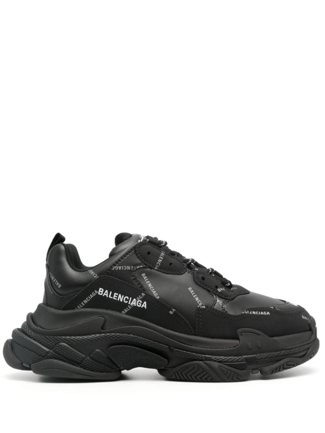 

Balenciaga кроссовки Triple S с логотипом, черный