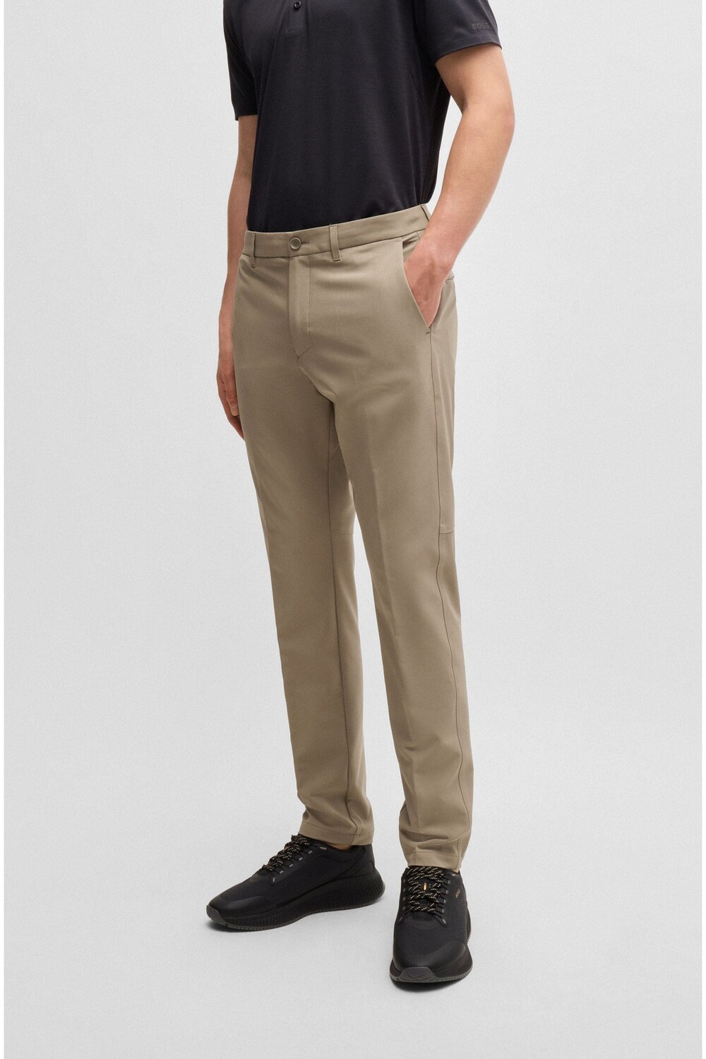 

Водоотталкивающие брюки чинос Slim Fit Boss, зеленый