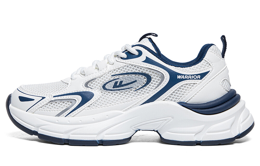 

Кроссовки WARRIOR Cloud Sail Series Chunky Sneakers Women's Low-top Blue, белый/синий