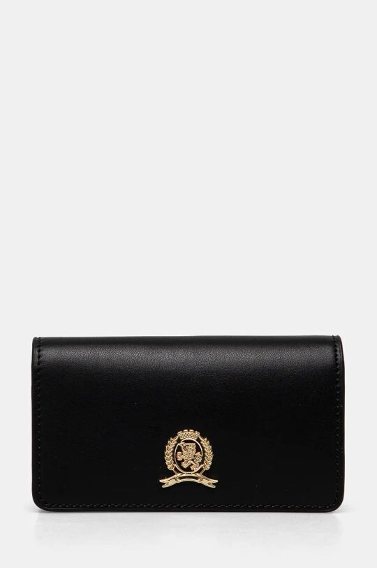 

Кожаный кошелек Tommy Hilfiger, черный