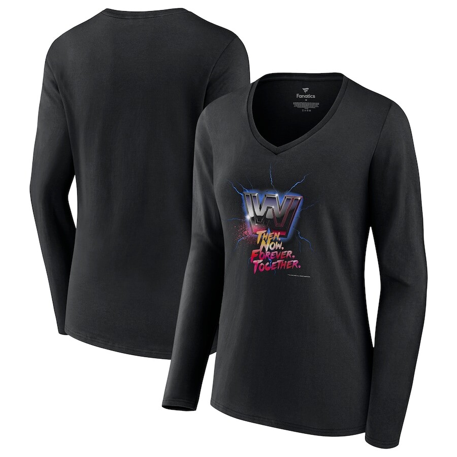 

Футболка с длинным рукавом Fanatics Branded Wwe Merchandise, черный