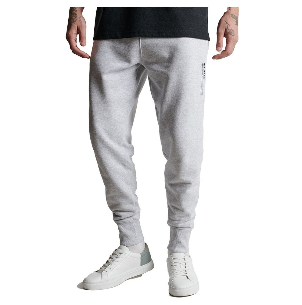 

Джоггеры Superdry Studios Rcycl Microside, серый