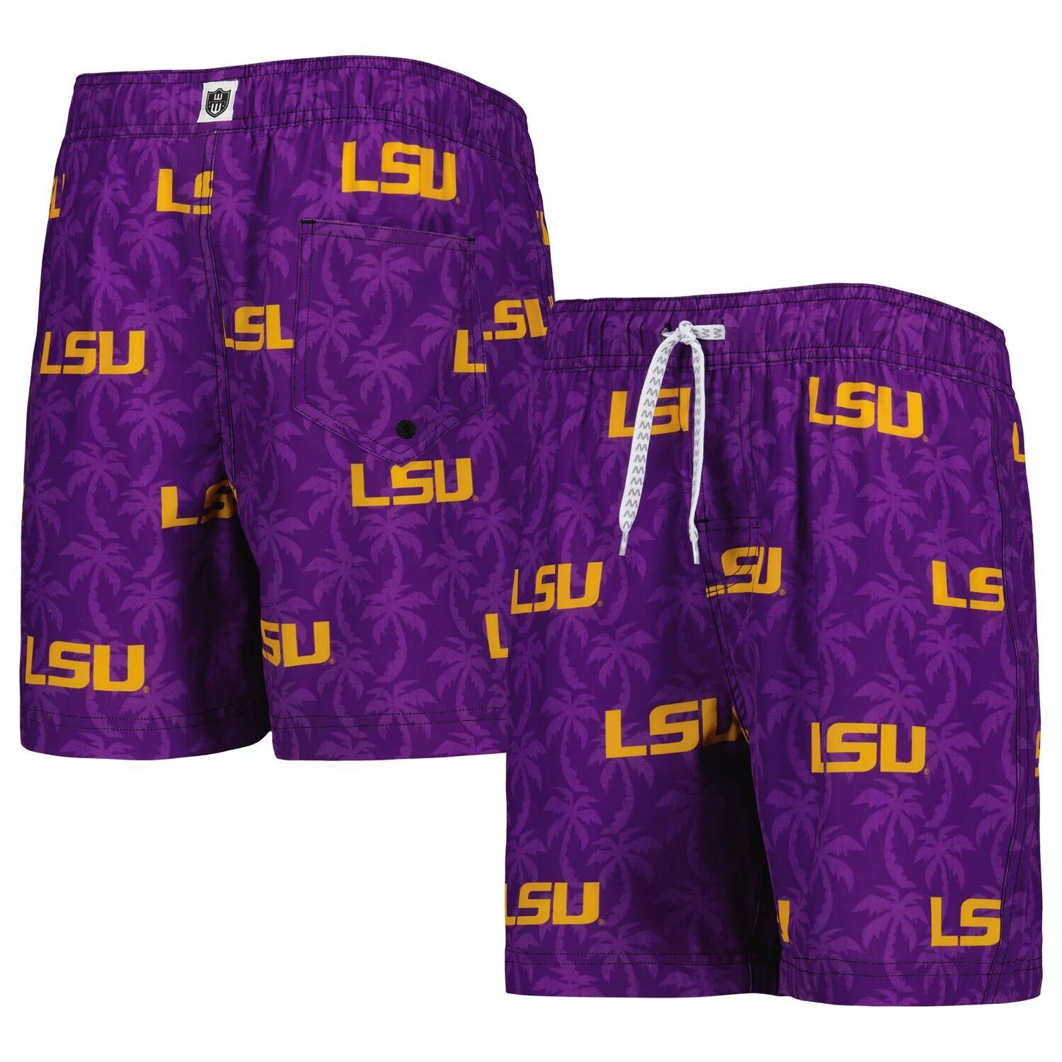 

Молодежные шорты для плавания Wes & Willy Purple LSU Tigers Palm Tree Unbranded