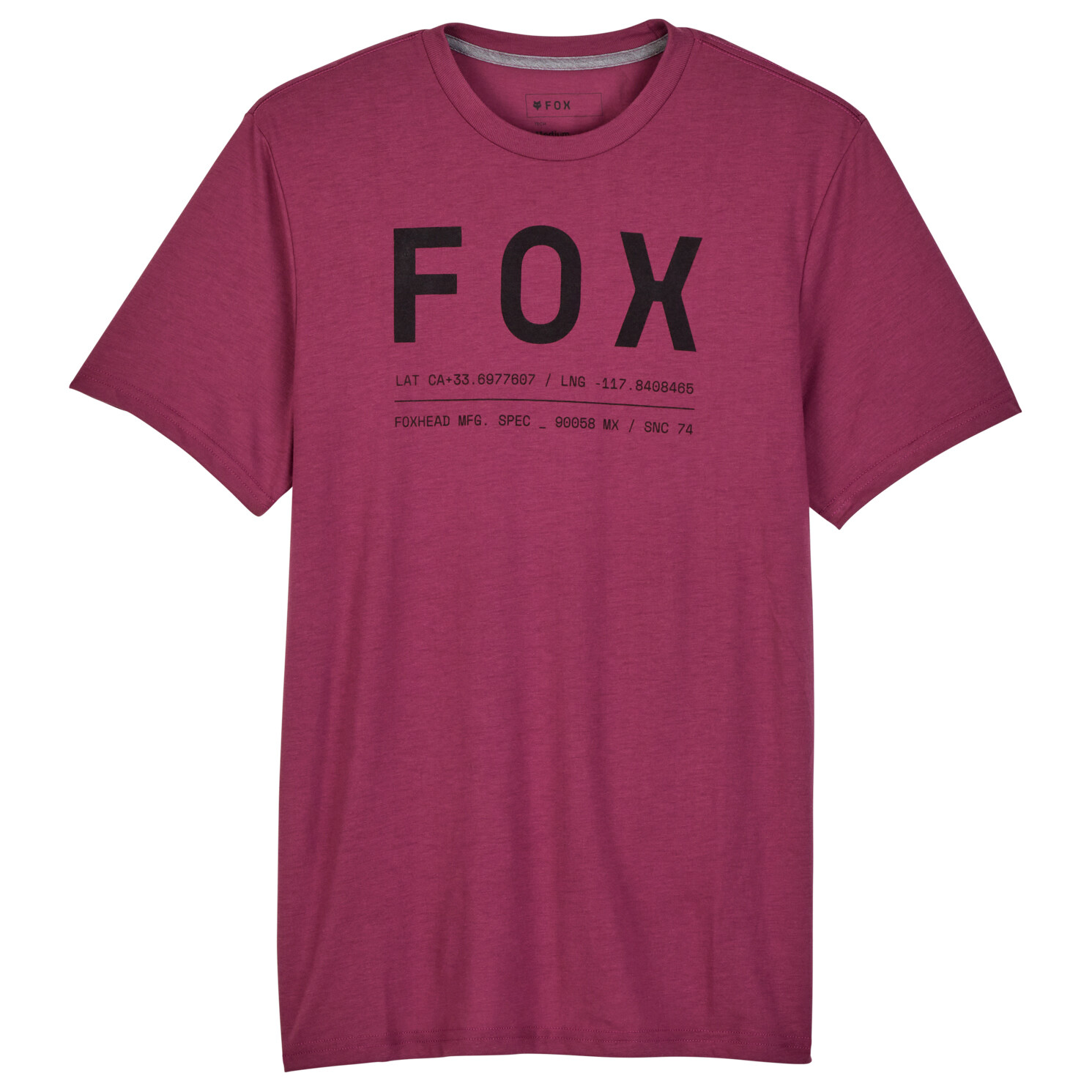 

Функциональная рубашка Fox Racing Non Stop S/S Tech Tee, цвет Sangria