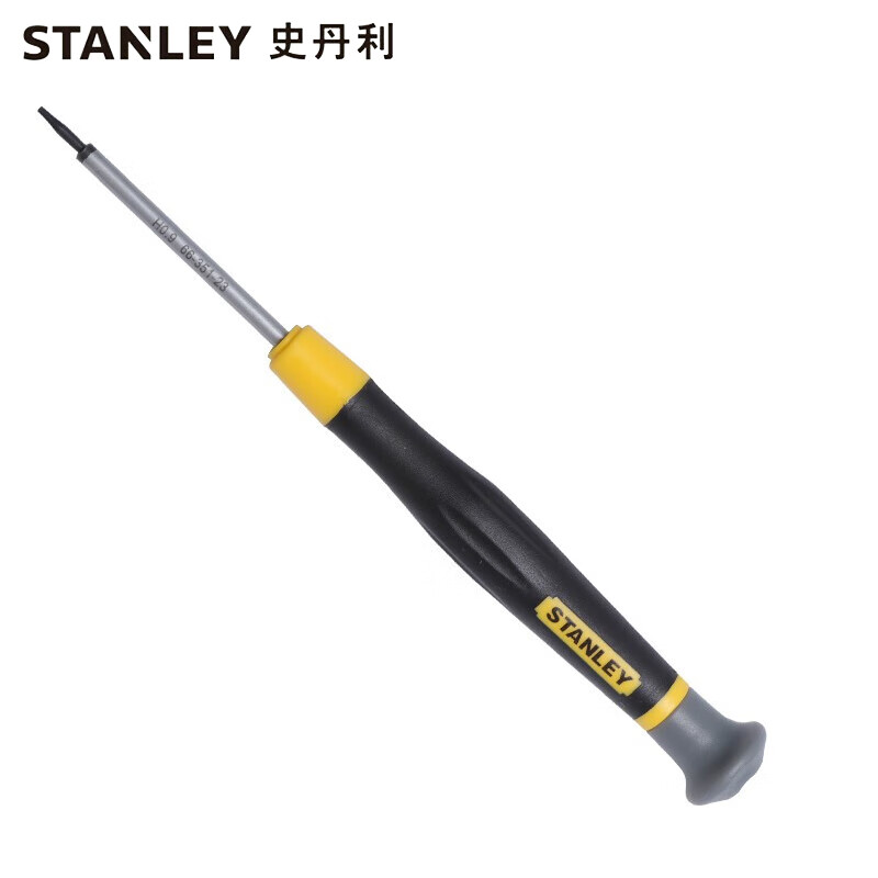 Микроотвертка Stanley, 6 угловая, внутренняя шестиугольная отвертка H0,9x45 мм, шестиугольная микроотвертка, внутренняя, 6 углов, 66-351-23