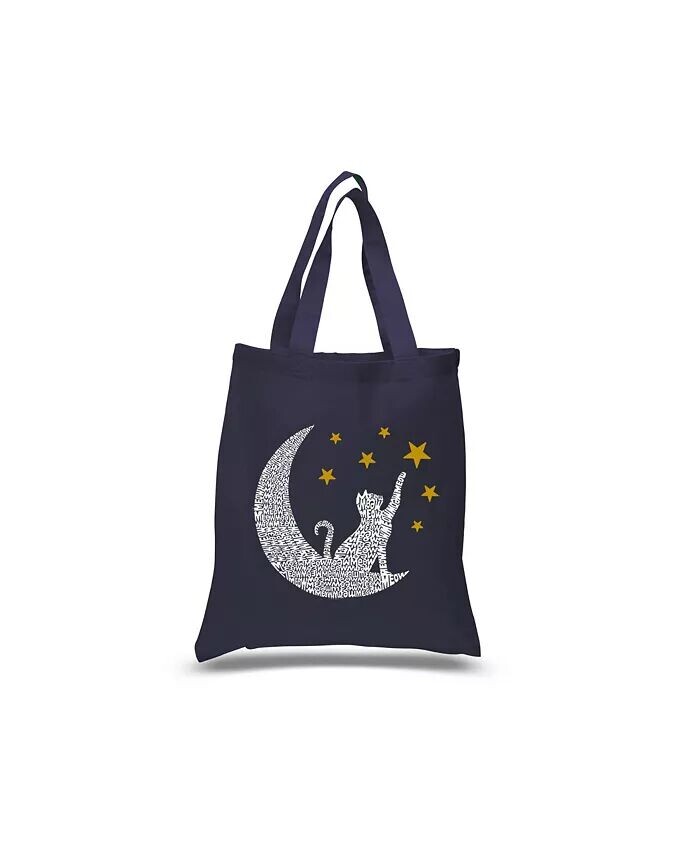 

Cat Moon — маленькая большая сумка Word Art La Pop Art, красный
