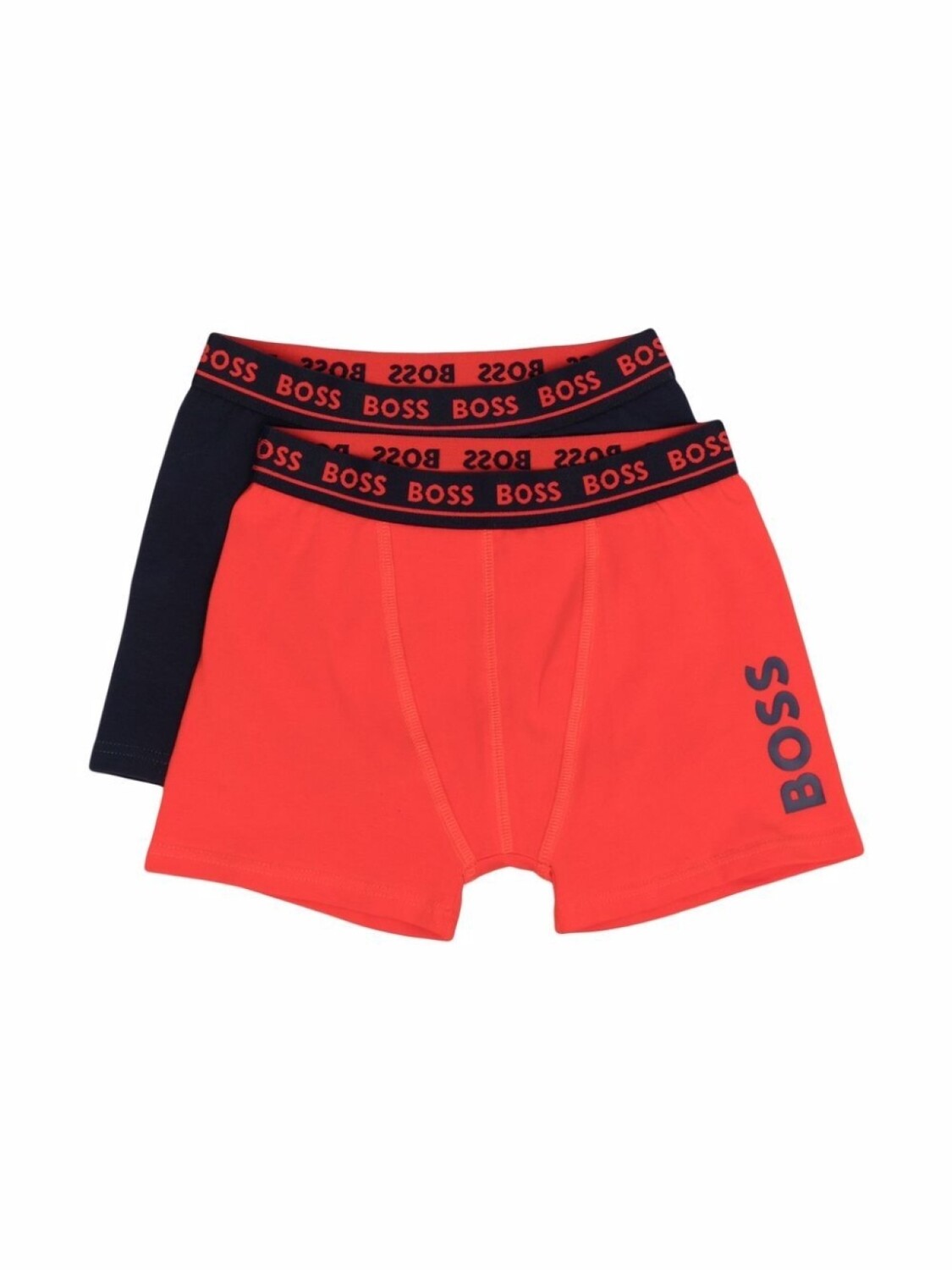 

Комплект из двух боксеров с логотипом BOSS Kidswear, синий