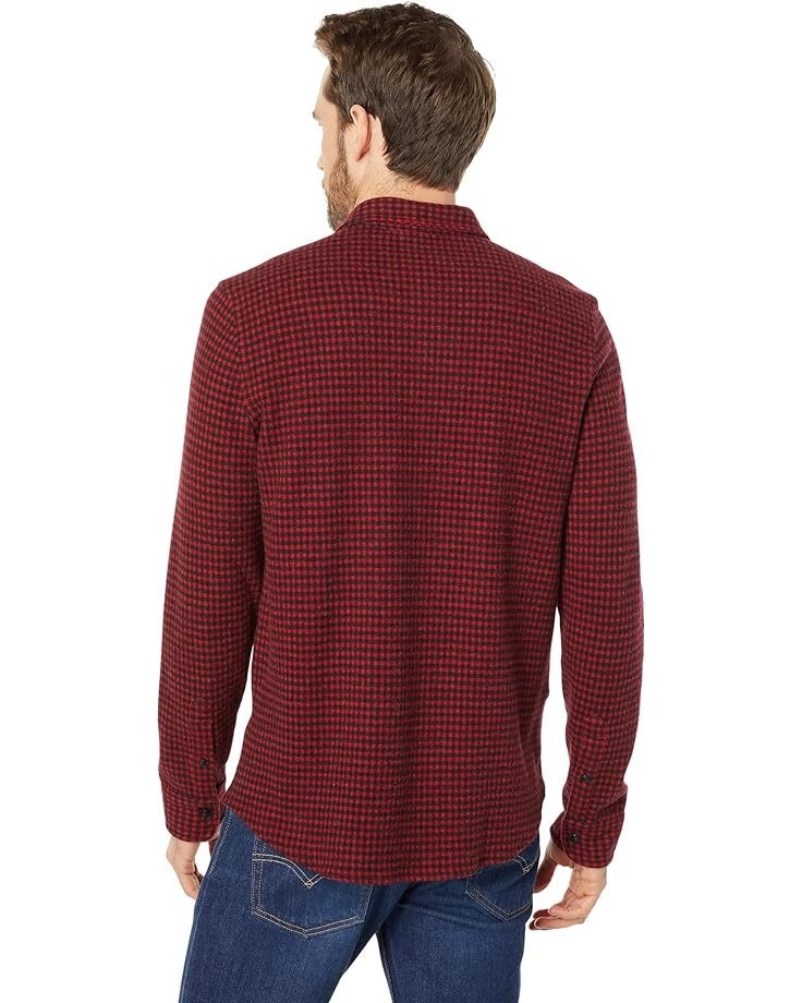 Рубашка Faherty Legend Sweater Shirt, цвет Red/Black/Gingham цена и фото