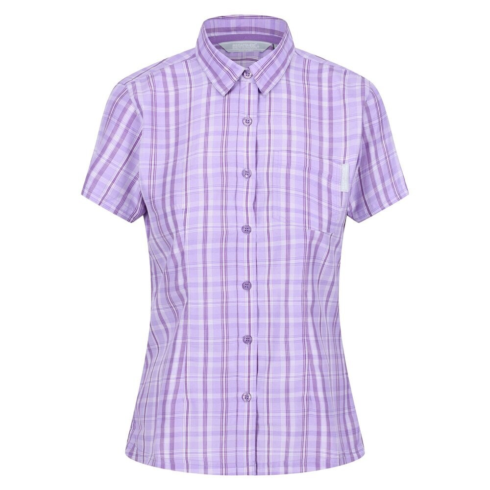 

Рубашка с коротким рукавом Regatta Mindano VI Checked, фиолетовый