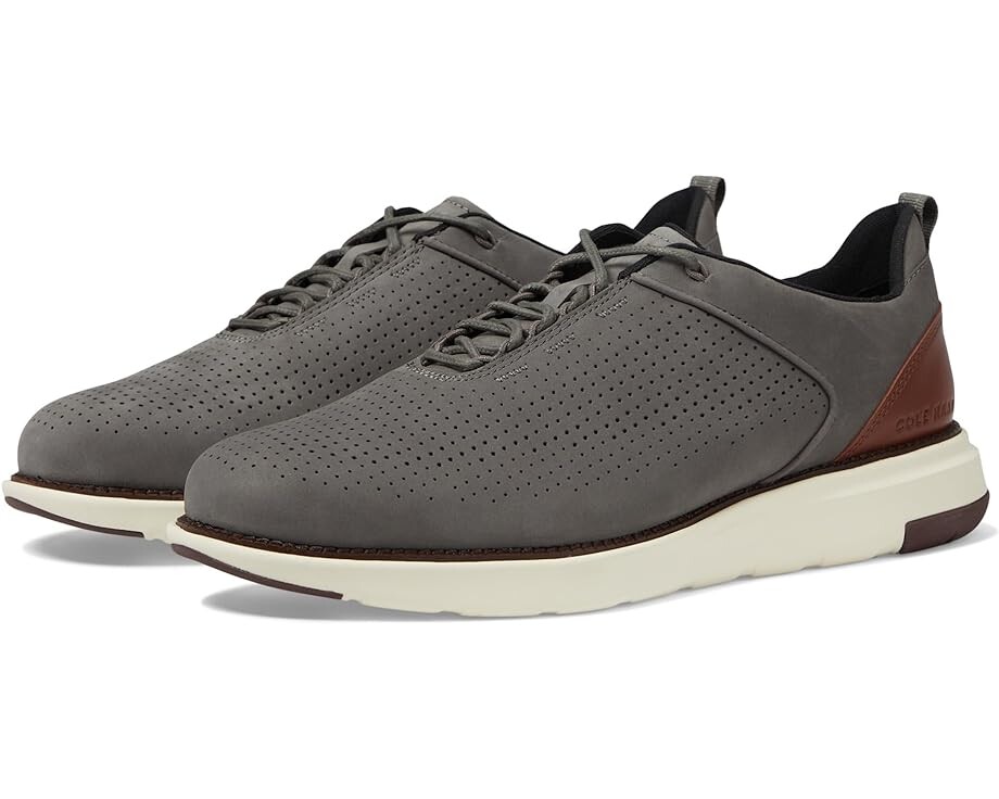 

Кроссовки Cole Haan Grand Atlantic Sneakers, цвет Tornado Nubuck/Woodbury/Ivory
