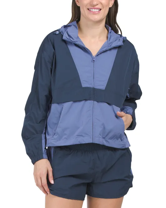 

Куртка с капюшоном Radiant Color Block Tatum Yogalicious, индиго