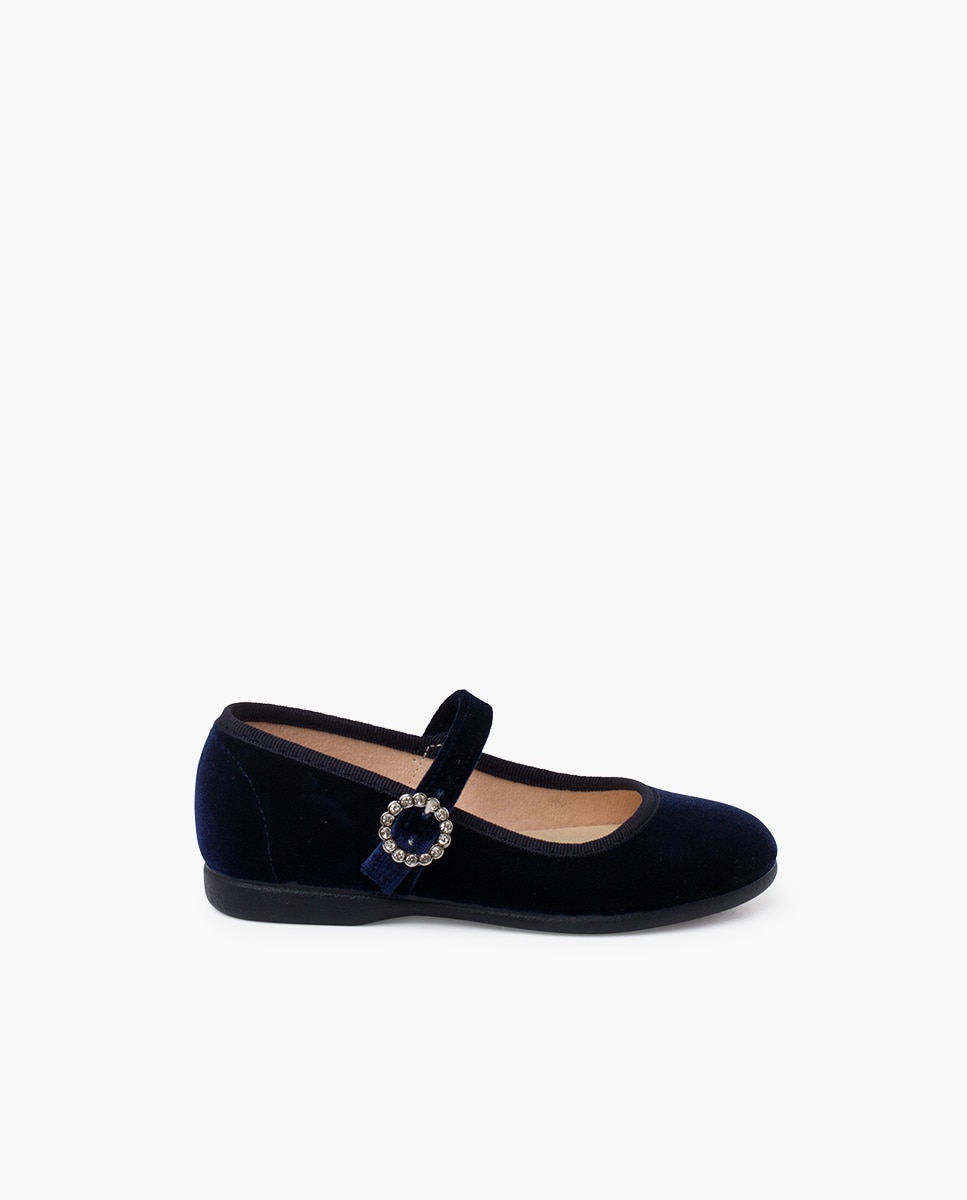 цена Туфли Мэри Джейн с пряжкой и украшением Pisamonas, темно-синий