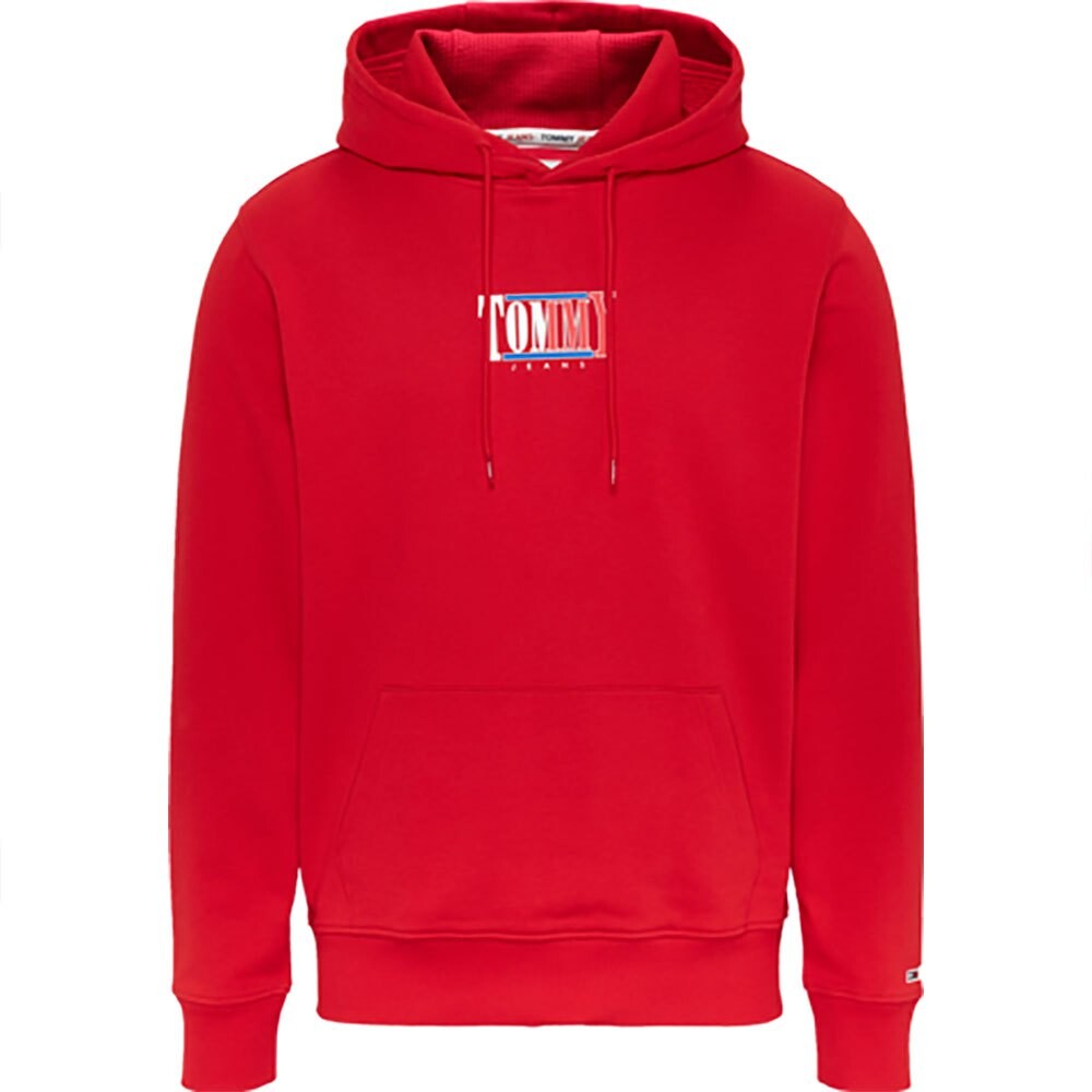 

Худи Tommy Jeans Regular Essential Graphic, красный