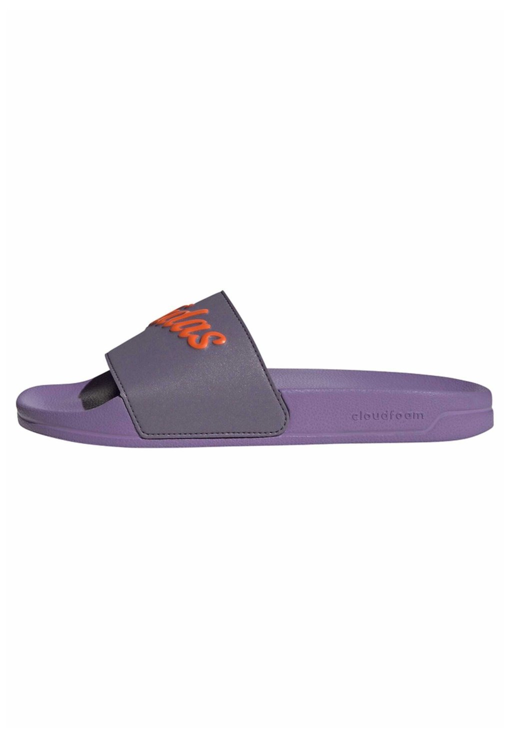 Шлепанцы CLAQUETTE ADILETTE SHOWER adidas Performance, цвет shadow violet /impact orange/violet fusion violet