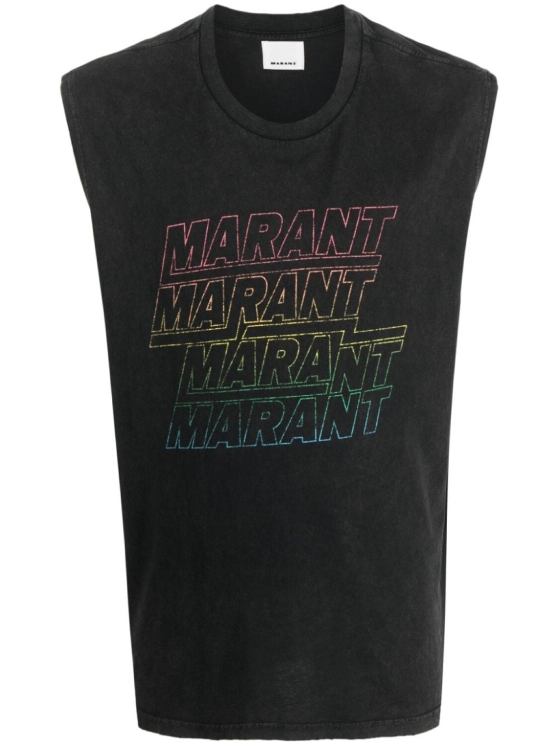 

MARANT топ Yvan с логотипом, черный