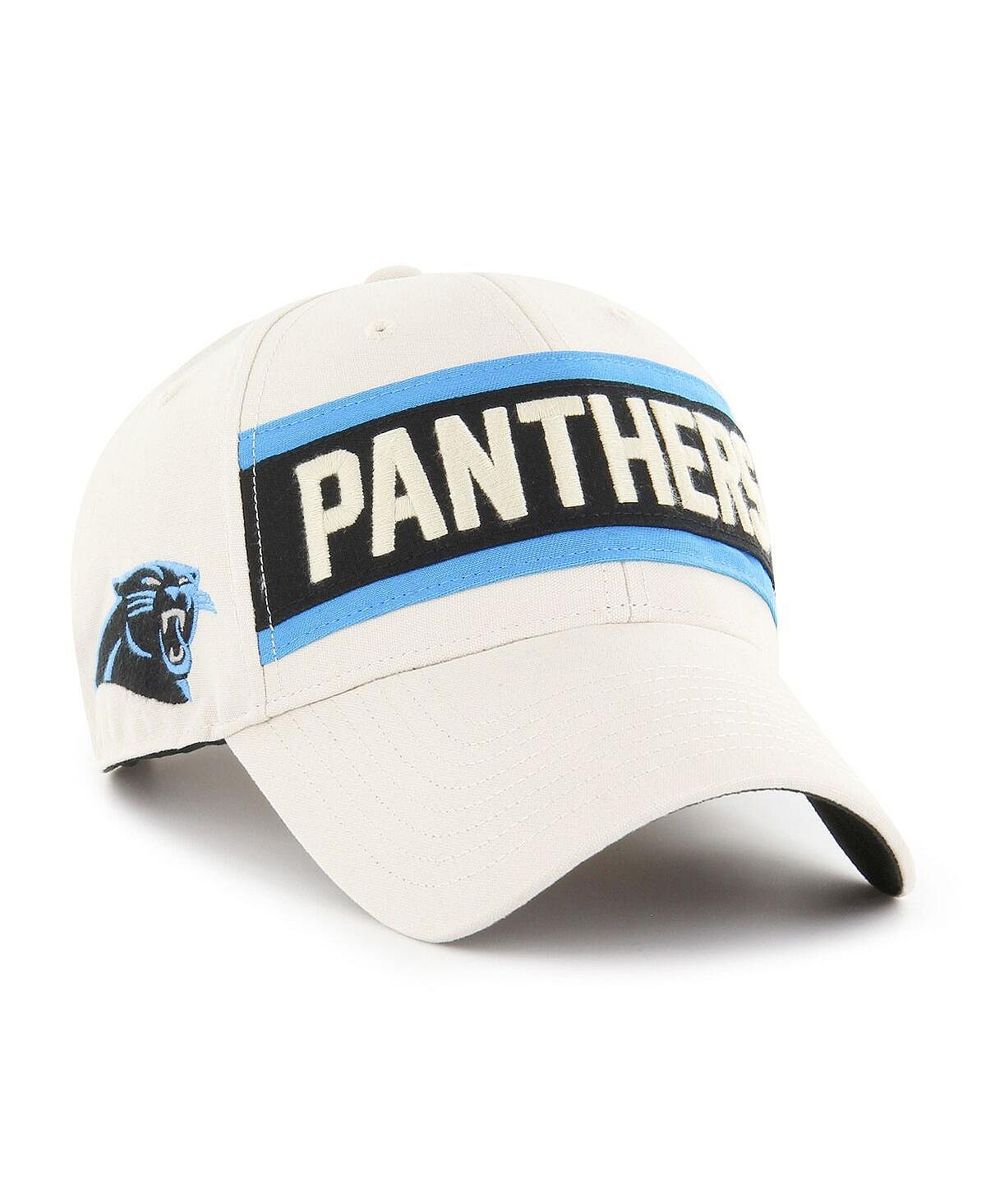 Мужская кремовая регулируемая кепка '47 Carolina Panthers Crossroad MVP '47 Brand мужская кремовая регулируемая кепка carolina panthers breakout mvp trucker 47 brand