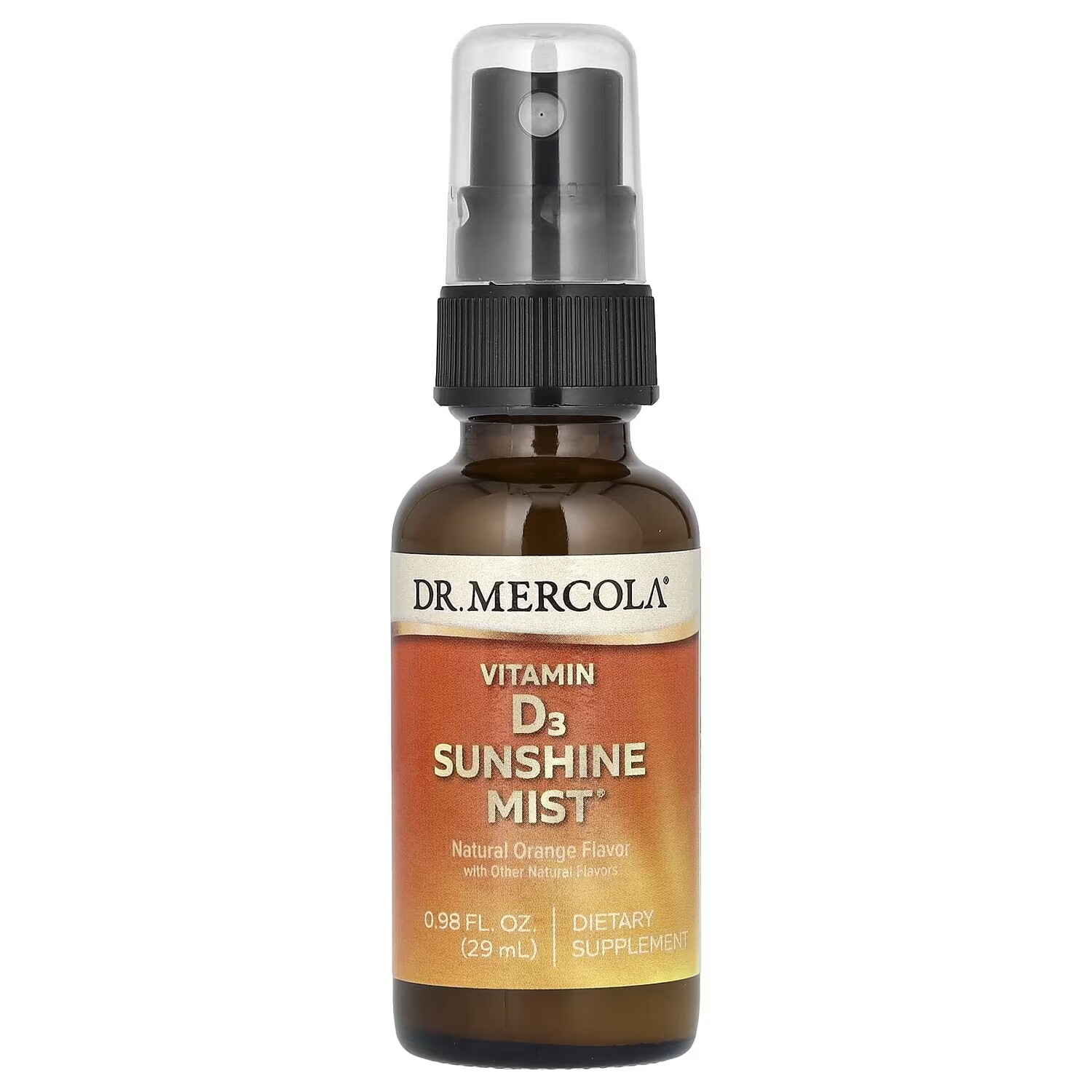 

Витамин D3 Sunshine Mist Natural Orange, 0,98 жидких унций (29 мл) Dr. Mercola