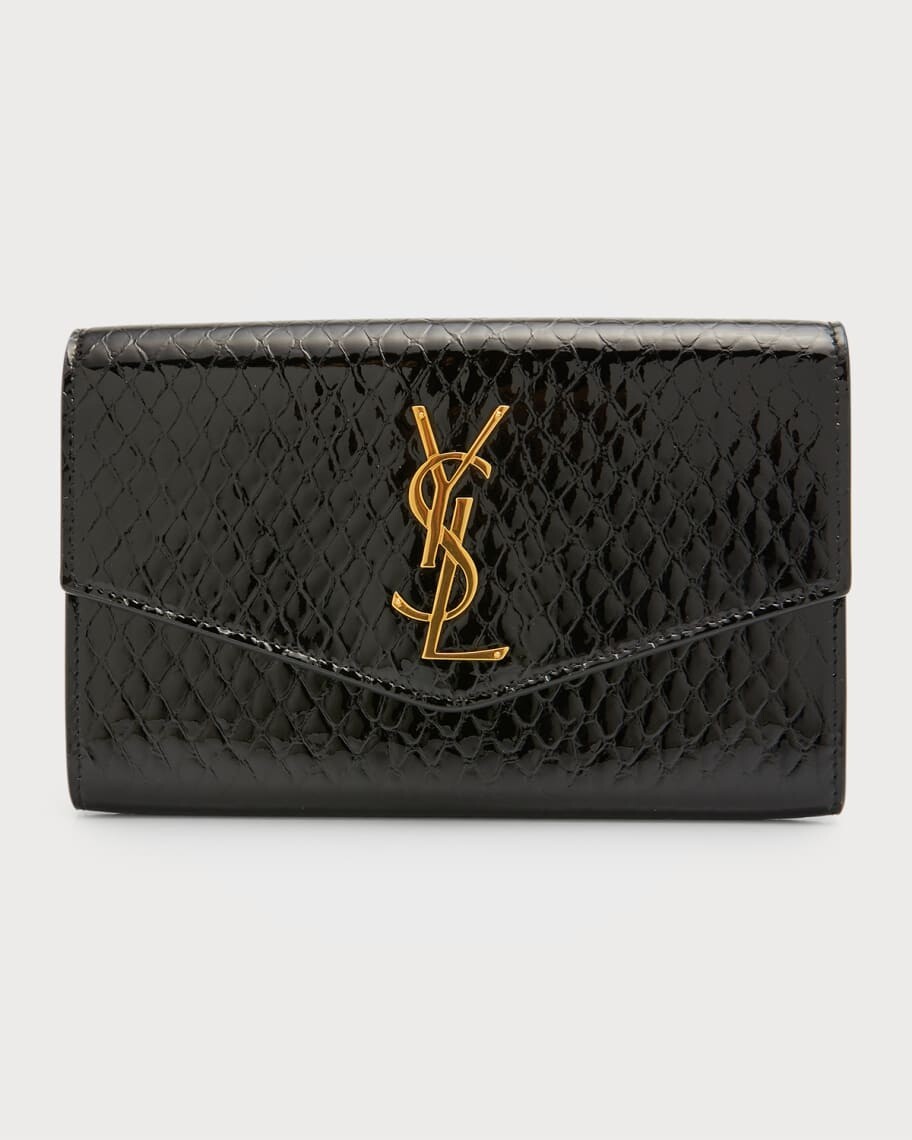 

Сумка через плечо Uptown YSL Python с цепочкой Saint Laurent
