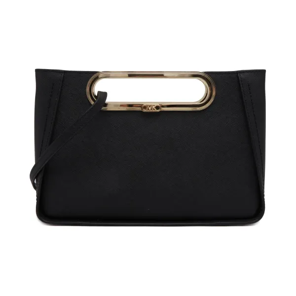 

Кожаная сумка через плечо LG conv Michael Kors, черный