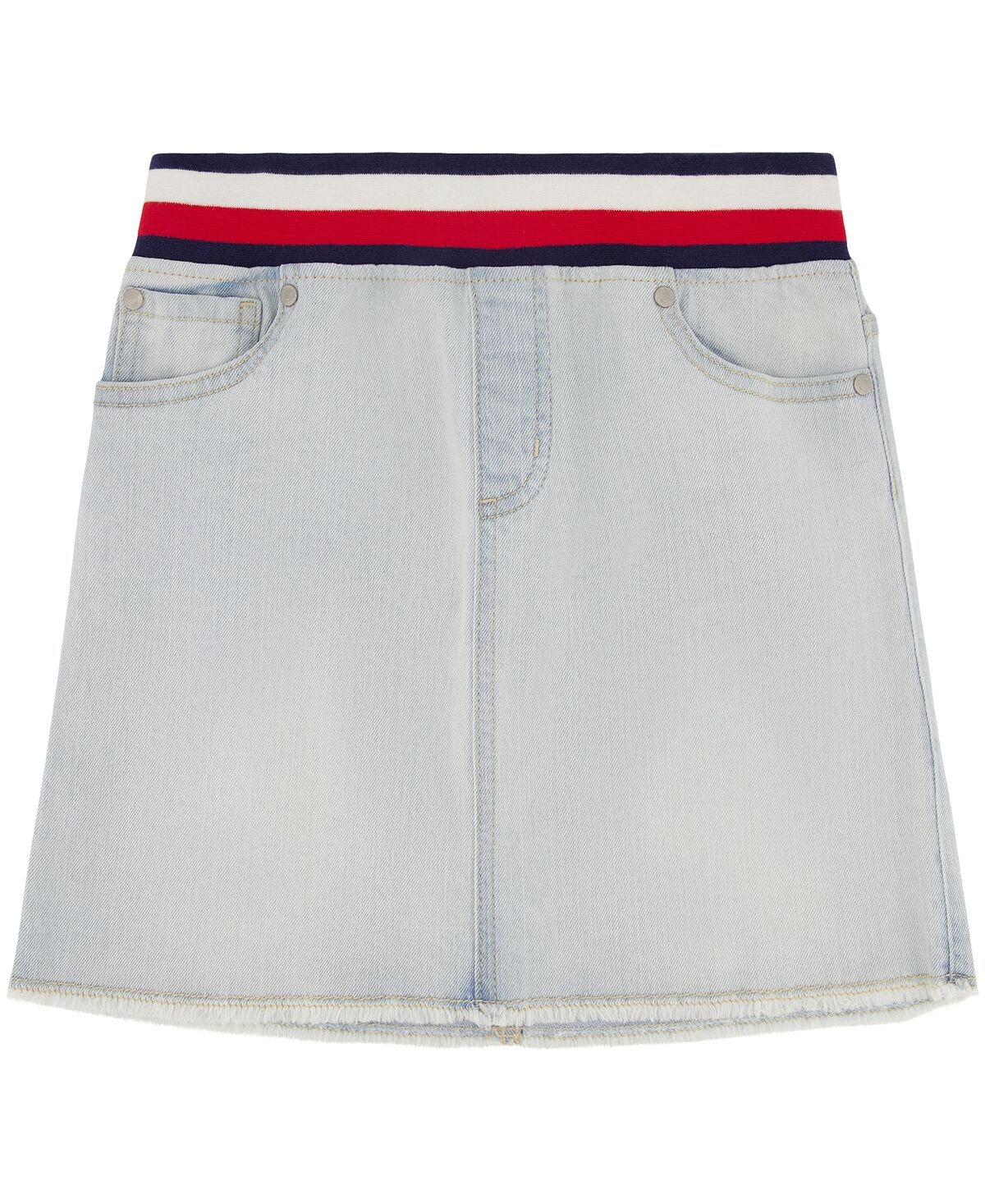 

Джинсовая юбка в полоску для маленьких девочек без застежки Tommy Hilfiger