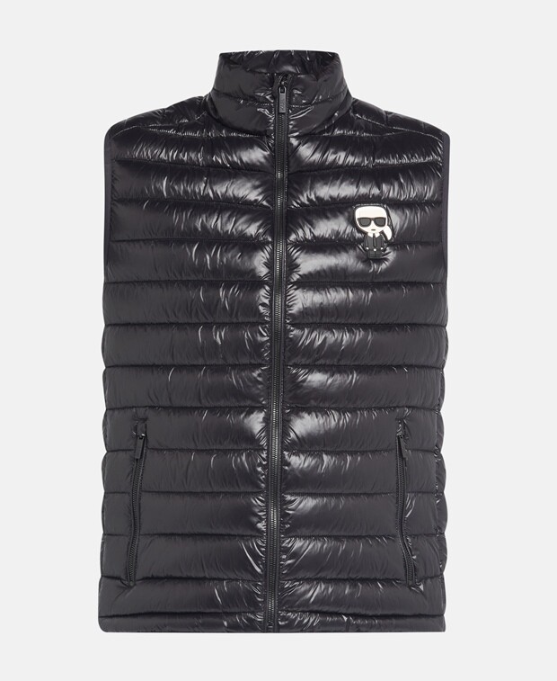 

Стеганый жилет Karl Lagerfeld, черный