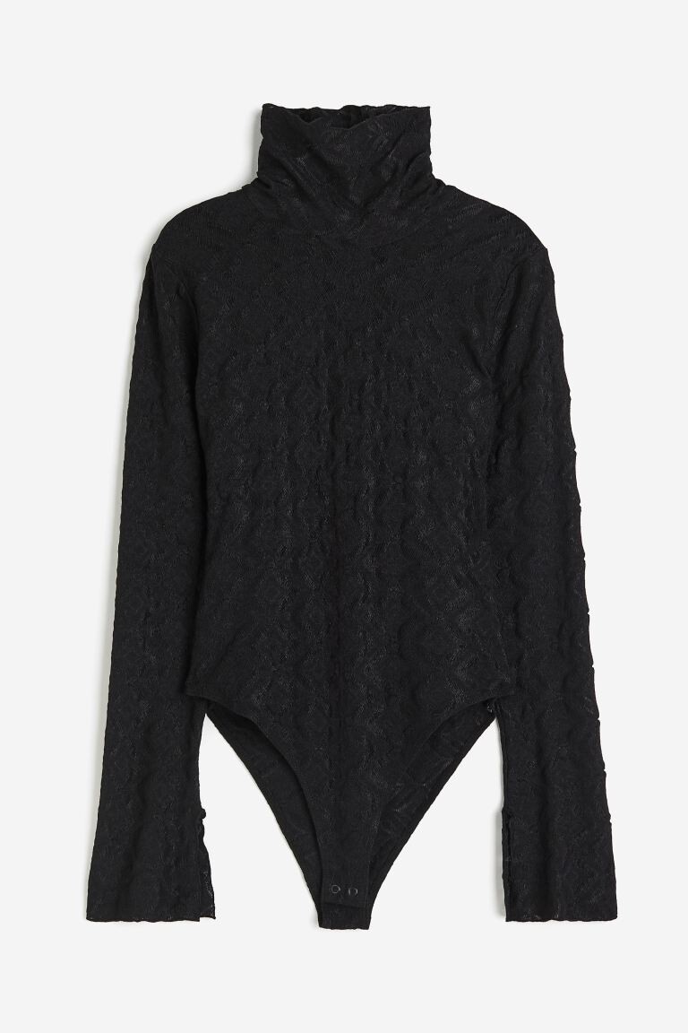 

Кружевное боди с полуводолазкой H&M