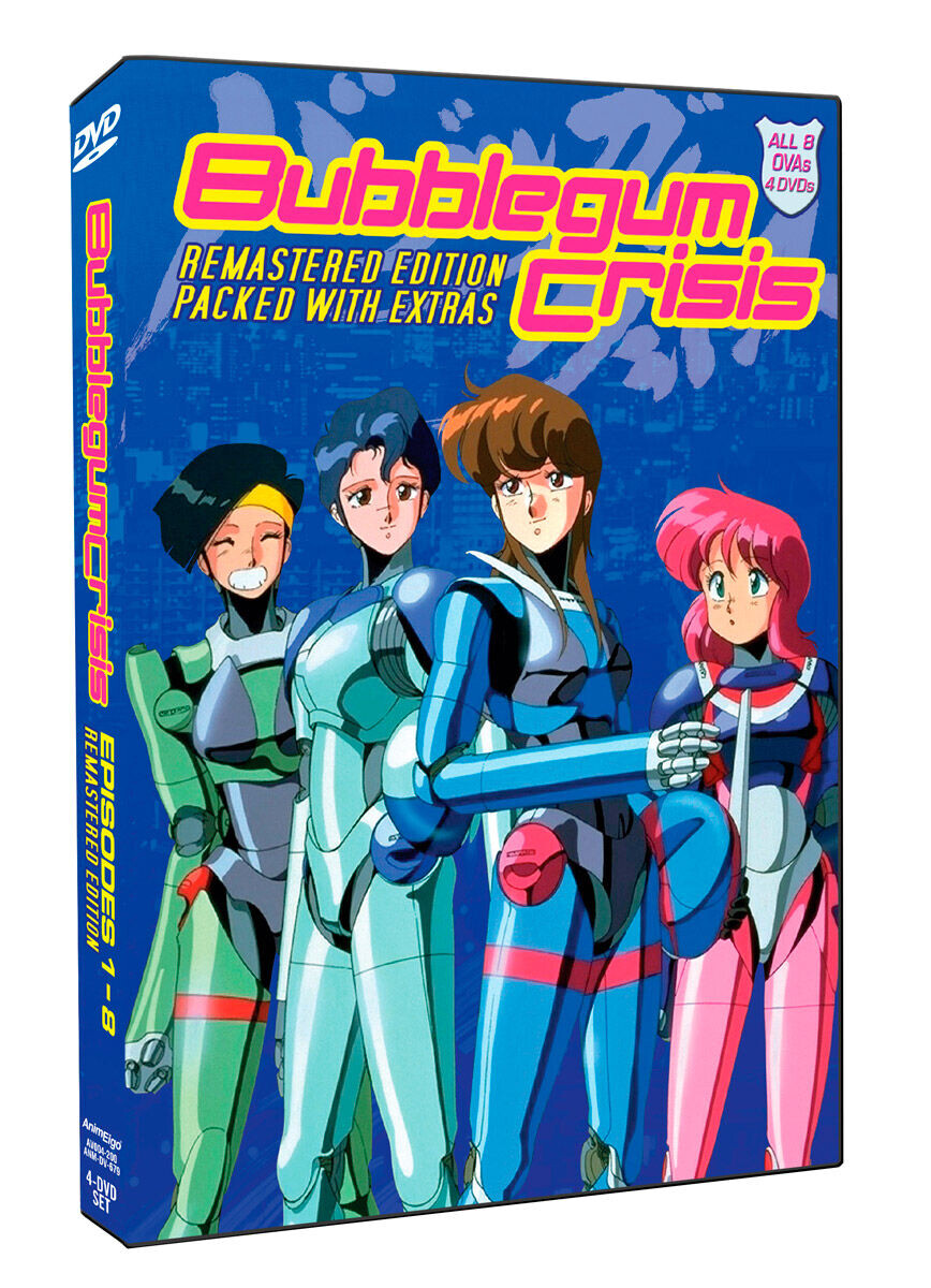 

DVD диск Bubblegum Crisis - Complete Series - DVD - Remastered Edition