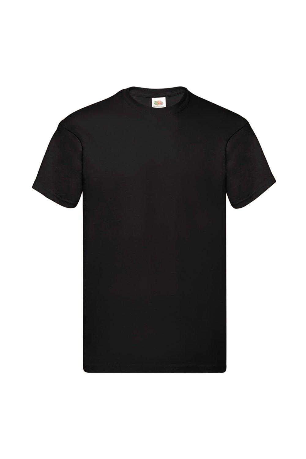 Оригинальная футболка с коротким рукавом Fruit of the Loom, черный