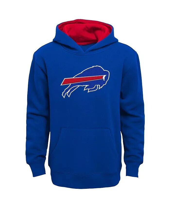 

Пуловер с капюшоном Big Boys Royal Buffalo Bills Prime Outerstuff, синий