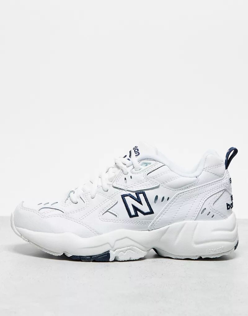 Белые кроссовки New Balance 608