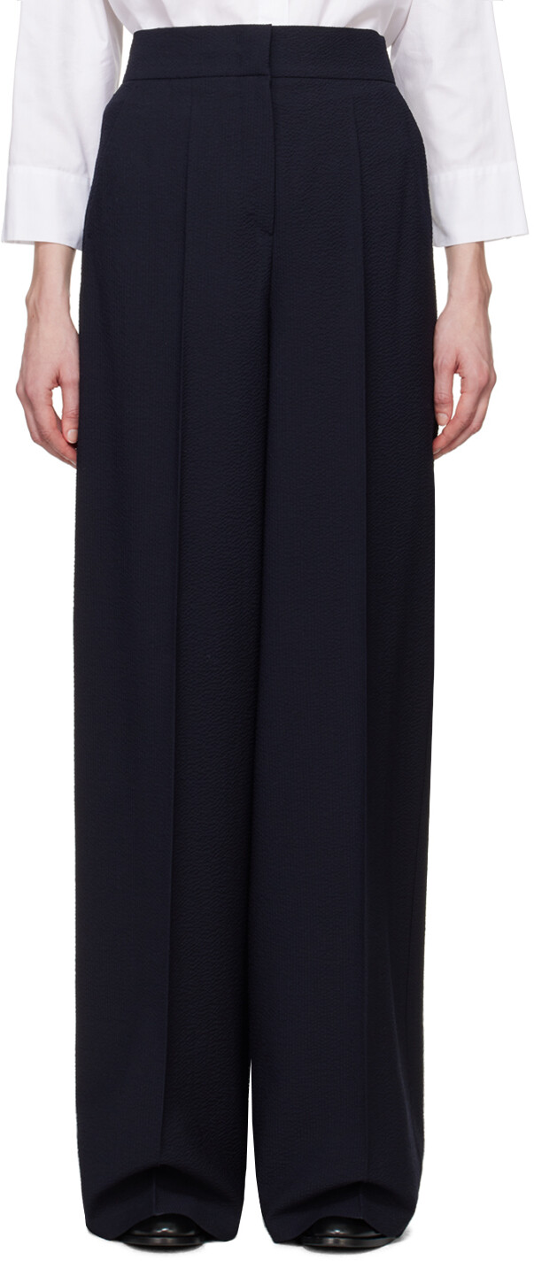 

Темно-синие брюки-черво Max Mara