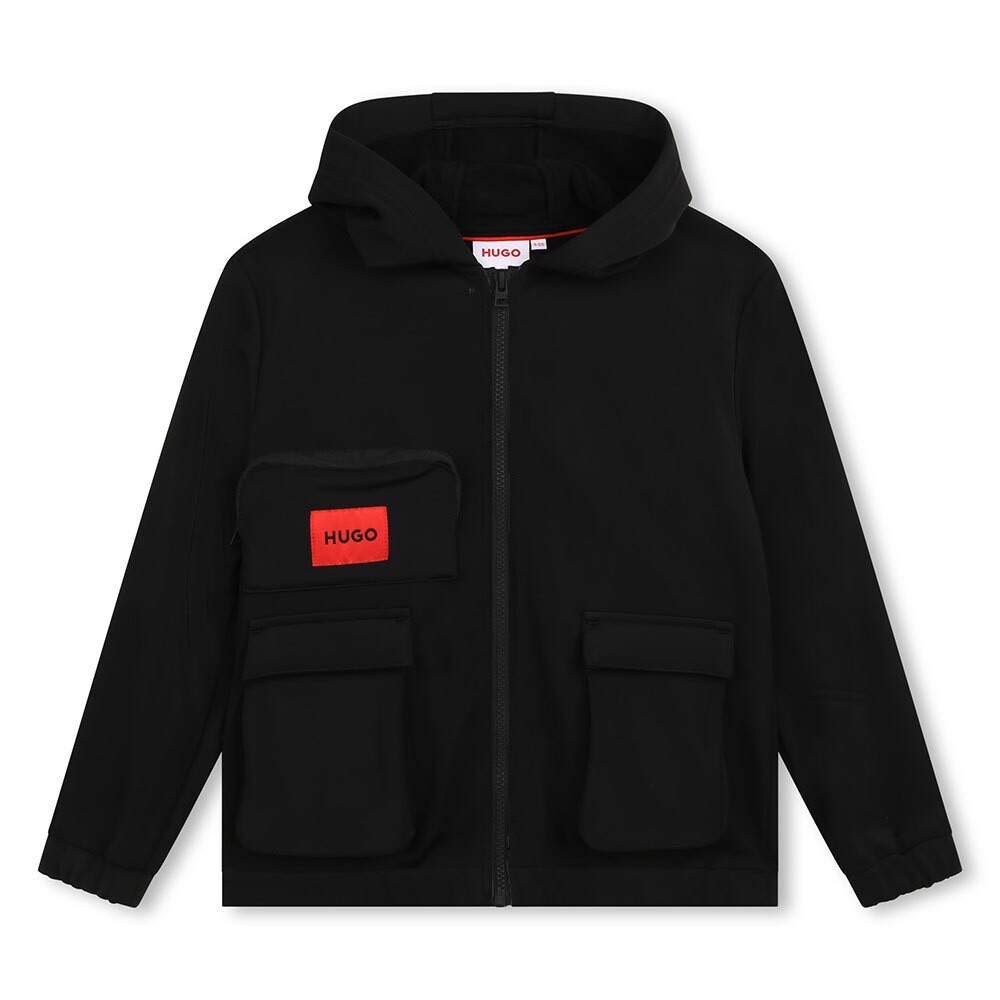 

Толстовка HUGO G25163 Full Zip, черный