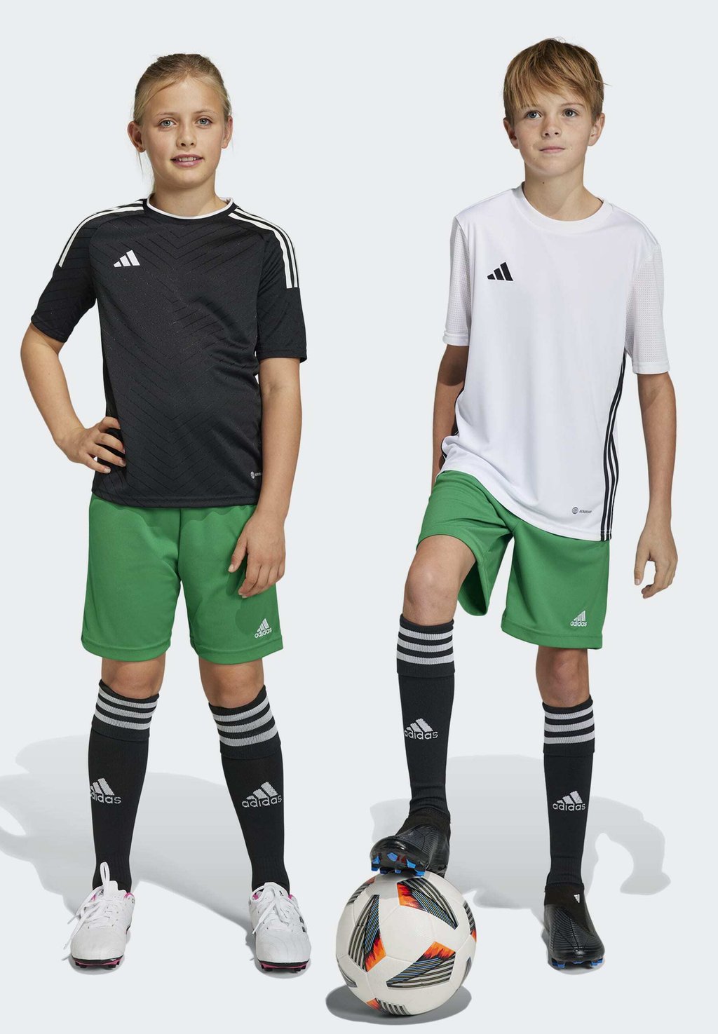 Короткие спортивные брюки ENTRADA adidas Performance, цвет team green