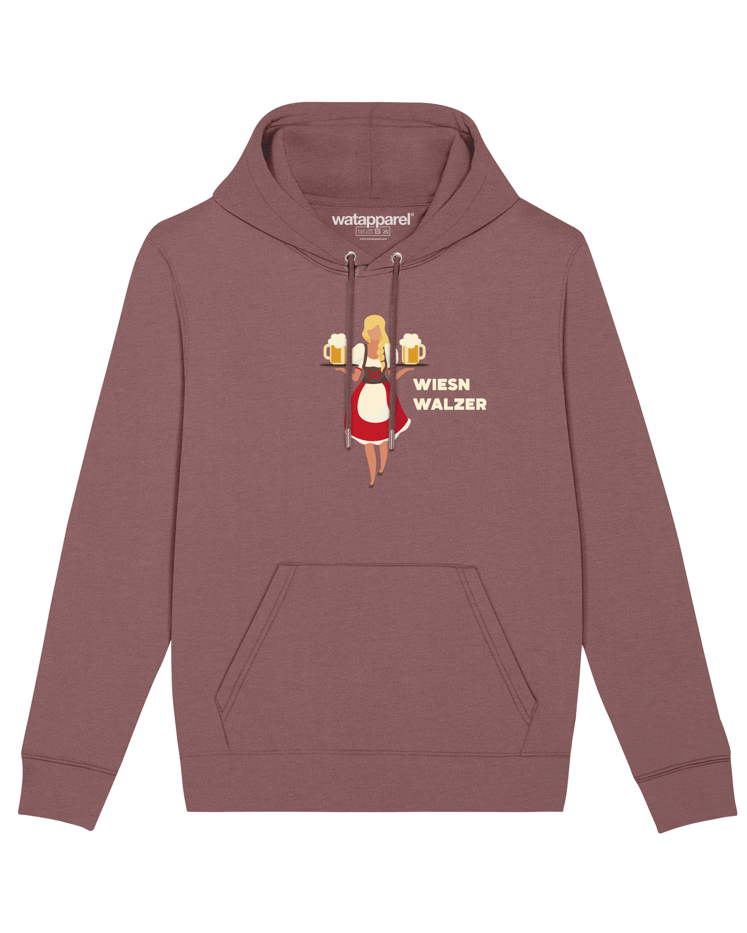 

Толстовка wat Apparel Wiesn Walzer, цвет Kaffa Coffee, Коричневый