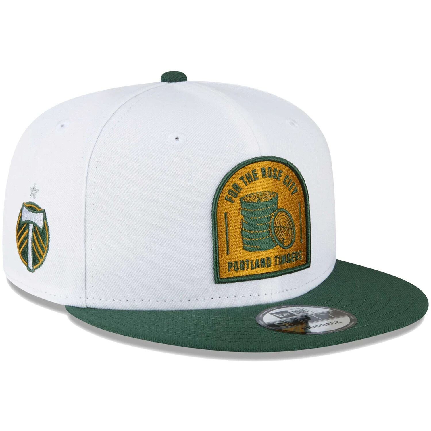 

Мужская кепка New Era White Portland Timbers Jersey Hook 9FIFTY Snapback Hat
