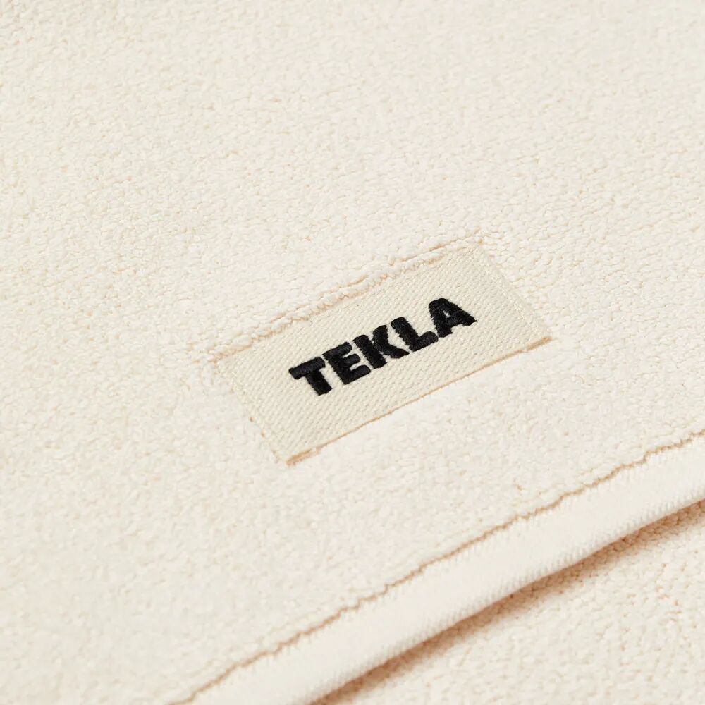 Tekla Fabrics Органический махровый коврик для ванной бежевый классический халат tekla