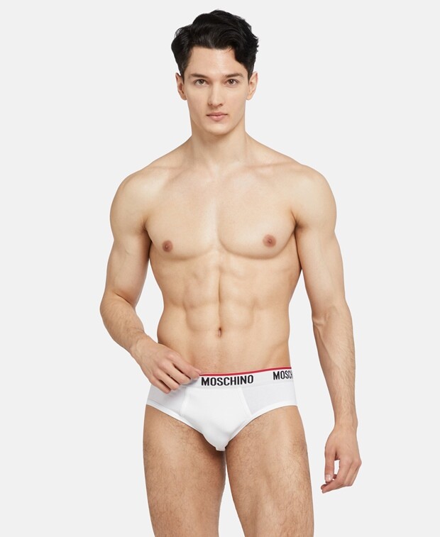 

Трусы, упаковка 2 шт. Moschino Underwear, белый