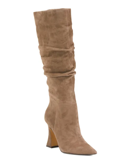 

Замшевые высокие сапоги Alinkay Vince Camuto, цвет Sable