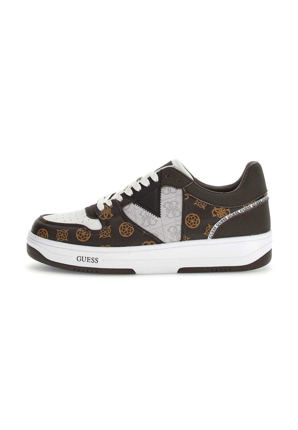 

Низкие кроссовки RUNNER ANCONA 4G- UND PEONY-LOGO Guess, цвет mehrfarbig braun