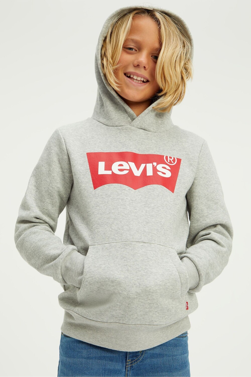

Худи с классическим логотипом Levi's, серый