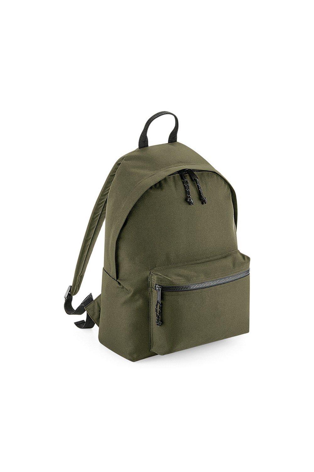 Переработанный рюкзак Bagbase, зеленый