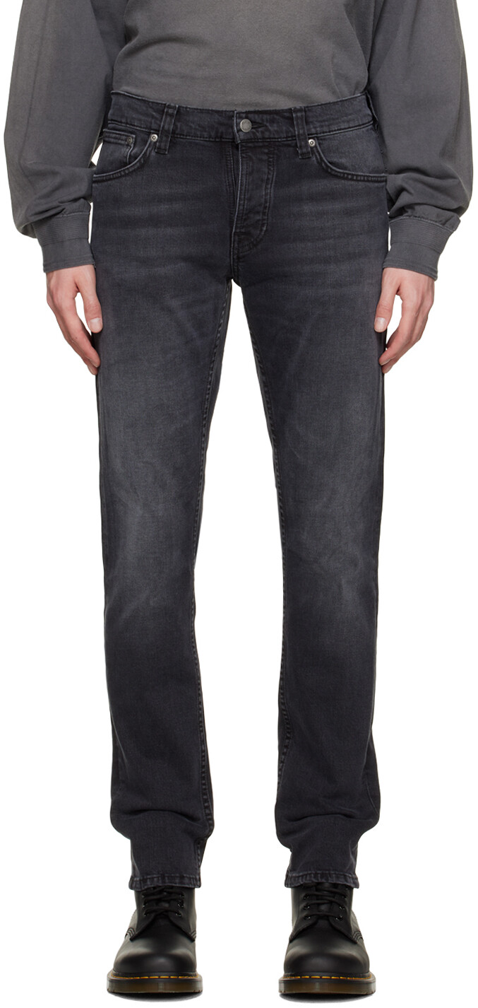 

Серые джинсы Grim Tim Dark Cove Nudie Jeans
